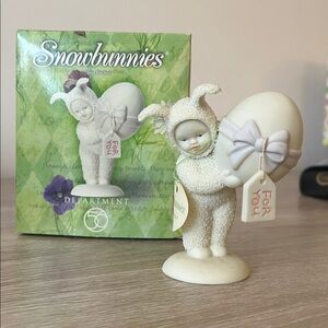 Snowbunnies Just For You Department 56 Vintage 1999 Easter